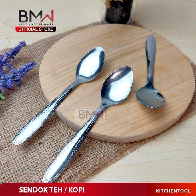BMW Kitchen Ware - Sendok Teh Kopi Kecil Stainless Steel 1 Lusin