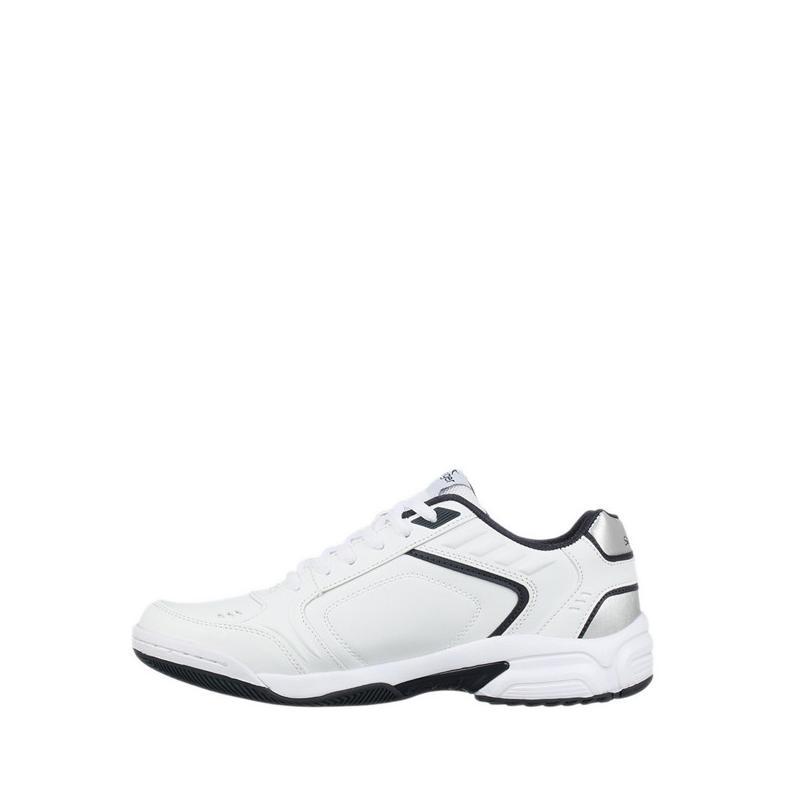 BESTPROMO SLAZENGER MEN'S TENNIS SHOES - WHITE/NAVY