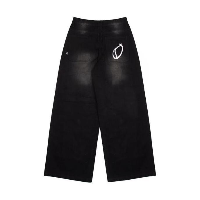 Demoan - Four Stripe Baggy Jeans Wash | Celana Pria Wanita UNI