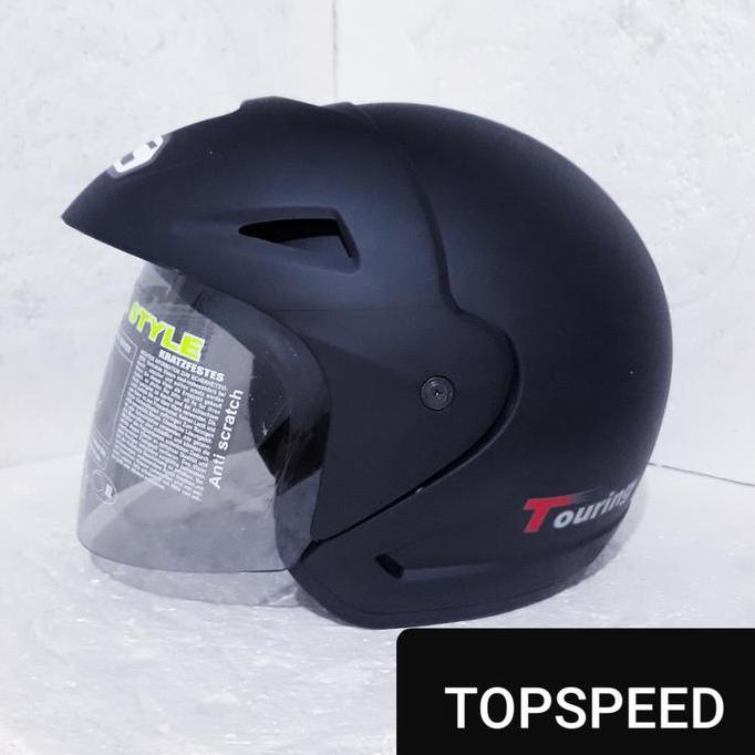 Promo Helm Bmc Touring Hitam Doff