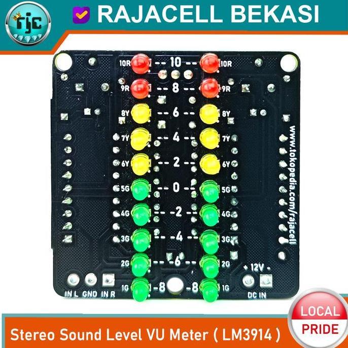 Digital Vu Meter Stereo 20Led Audio Level Meter Display Sound Analizer