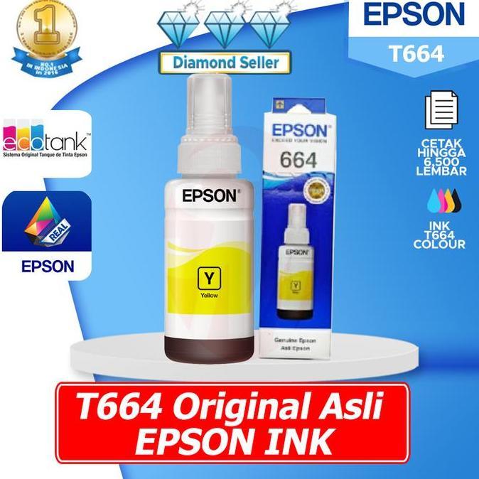 EPSON CARTRIDGE T6644 YELLOW UNTUK L360, L450 MURAH