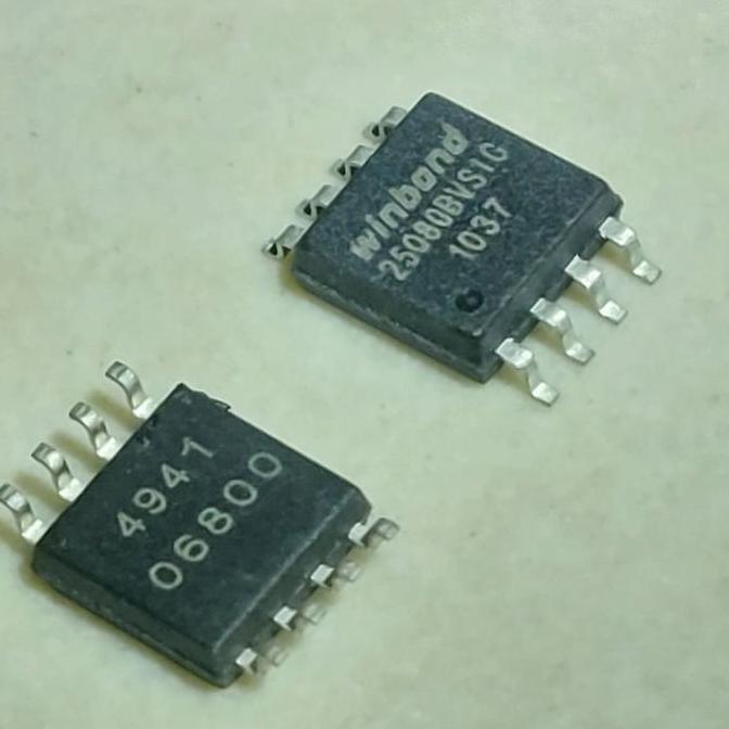 2 BUAH 2PCS 25Q80BVSIG SOP-8 SMD WINBOND W25Q80BVSSIG W25Q80BV 25Q80 BVSIG IC EPROM SERIAL FLASH MEM