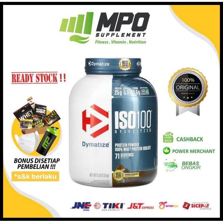 Terlaris Dymatize Iso100 Iso100 Hydrolyzed Whey Protein Powder 5 Lb