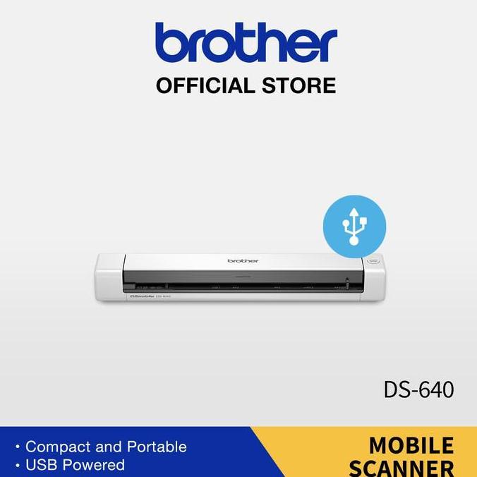 BROTHER MOBILE SCANNER DS-640, SCANNER MOBILE BROTHER DS-640 MURAH