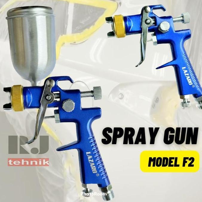 Spray Gun K3 F2 Semprotan Cat Tabung Atas Spet Cat Mini Lazaro 200Ml Terbaru 