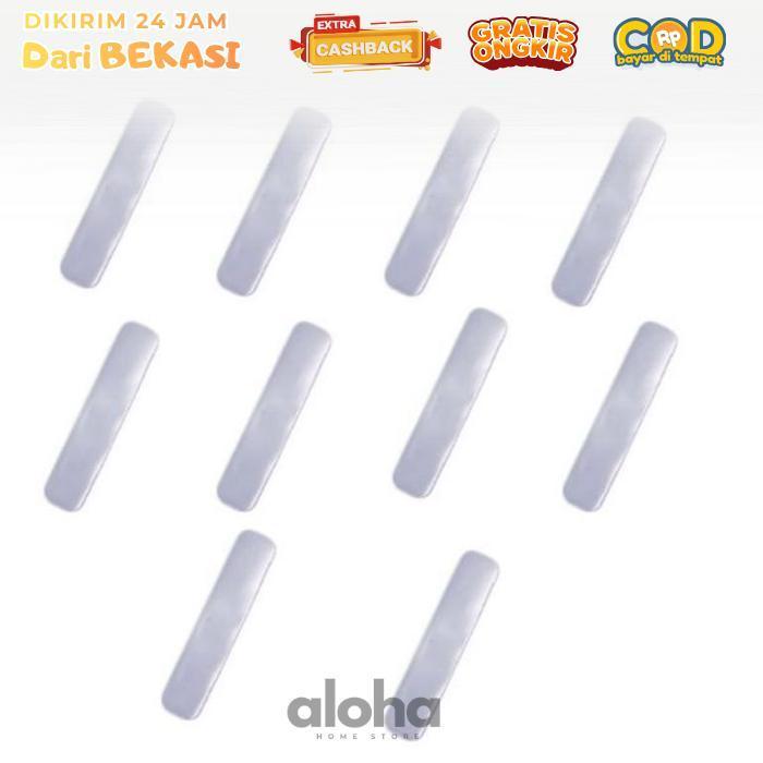 ALHM - Sticker Timah Pemberat Raket Badminton 10pcs Timah Pemberat Stik Golf Tape Timah Pemberat Unt