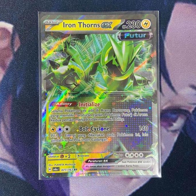 pokemon (ID) iron thorns ex - SV6s 077/167 - RR