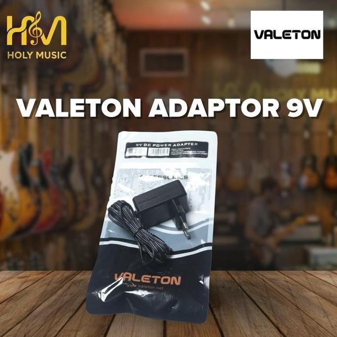 VALETON ADAPTOR 9V 9 VOLT ADAPTOR EFEK GITAR CENTER NEGATIVE POLARITY