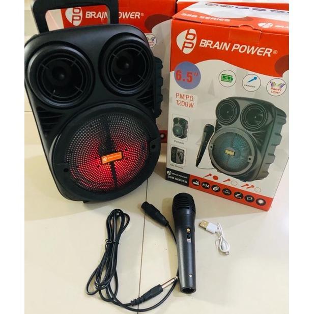 TERBARU Speaker spiker wireless bluetooth KMS BP 3381 6.5 inch portable