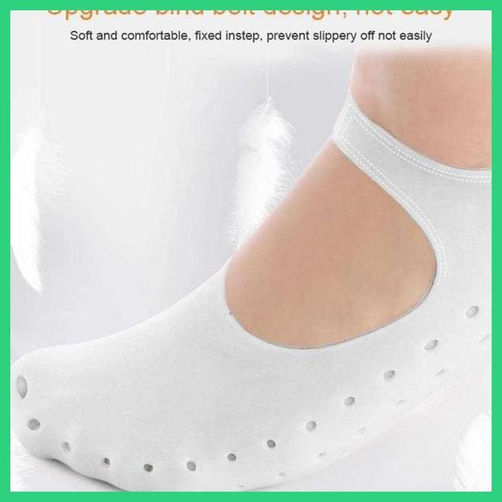 (BULANSABIT) SOUMIT KAOS KAKI SEPATU SHOCK ABSORB SILICONE GEL ANTI S L TRANSPARAN PRIVASI AMAN