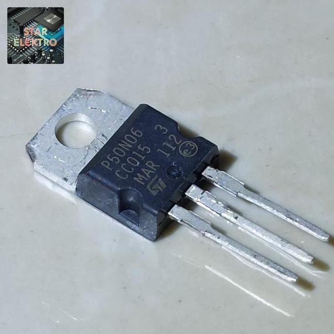P50N06 TO-220 STP50N06 ST ENHANCEMENT POWER MOS TRANSISTOR FET QFET 50A 60V N-CHANNEL STP 50N06 SE27
