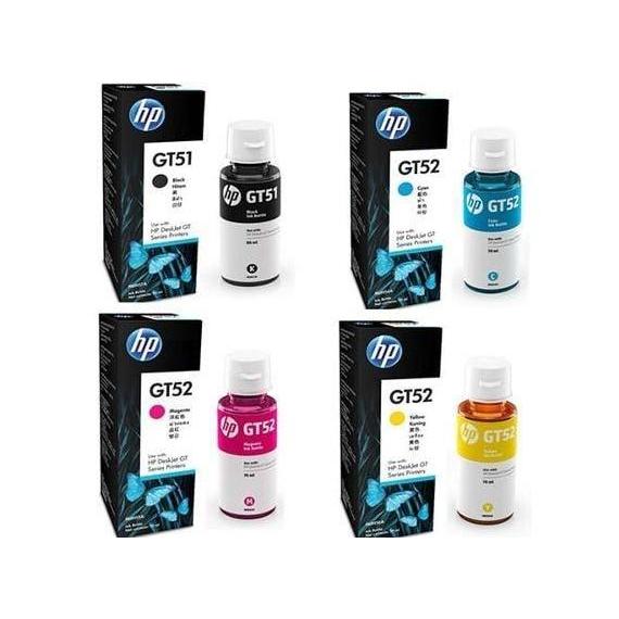 TINTA HP GT51 & GT52 ORIGINAL SEMUA WARNA- TINTA PRINTER HP GT5810 MURAH