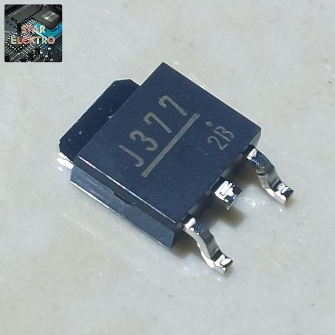 J377 TO-252 SMD 2SJ377 2SJ 377 TOSHIBA MOSFET DRIVER P-CHANNEL 5A 60V CPU OTOMOTIF MOBIL CAR TRANSIS