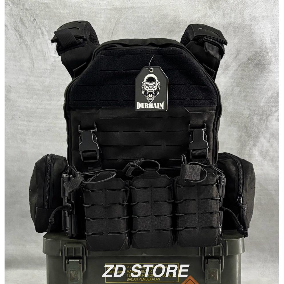 Body Vest Durhaim Model BLACK MAMBA MK 2/Body Vest BLACK MAMBA LASER CUT TACTICAL