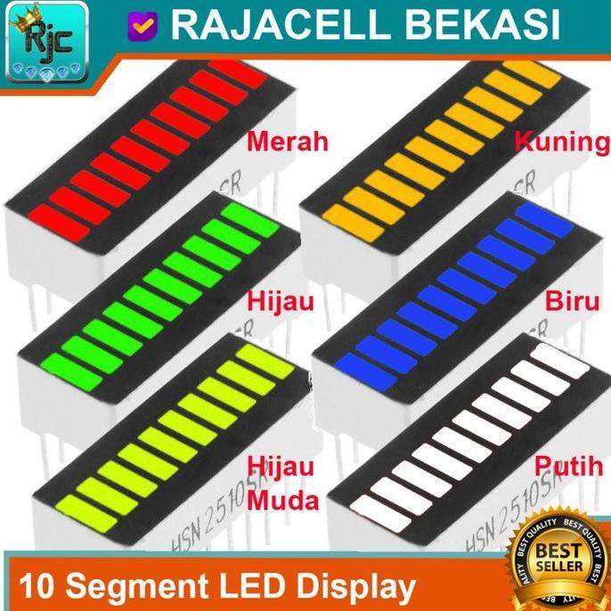 Led Bar Bargraph 10 Segment Led Display Indikator Led Kotak Dip