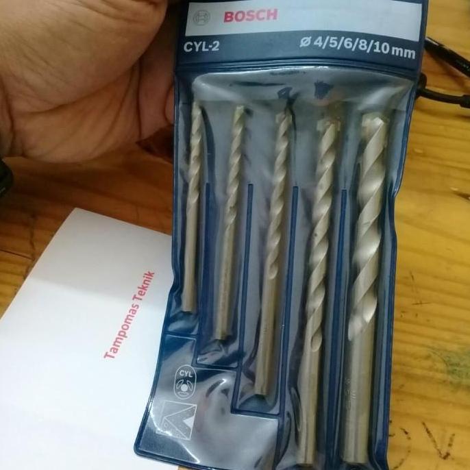 Promo Bosch Mata Bor Beton Set 5pcs Mata Bor Set Mata Bor Tembok Set Bosch Diskon
