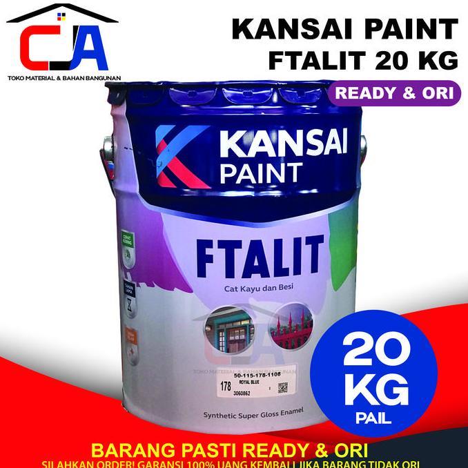 Cat Minyak Cat Kayu & Besi Kansai Paint FTALIT 20 KG PAIL READY