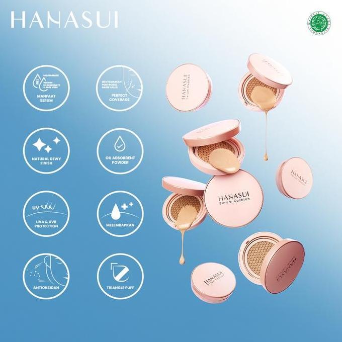 NEW Hanasui Perfect Fit Setting Powder | Serum Cushion BPOM