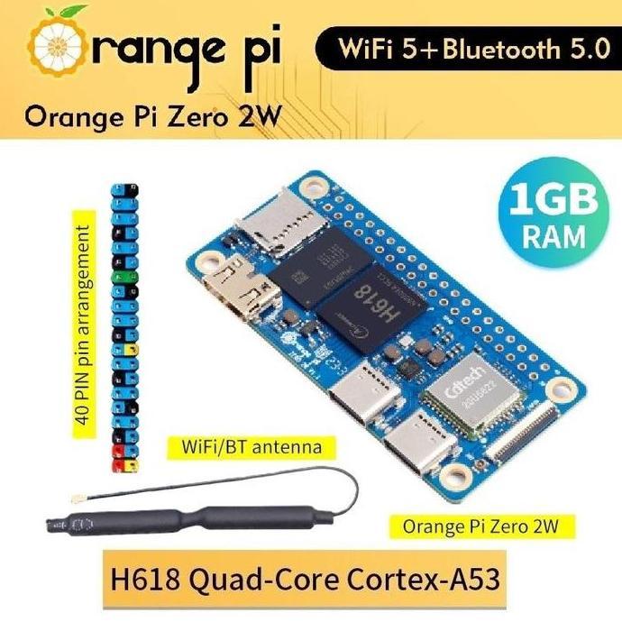 Orange Pi Zero 2W - 1GB RAM