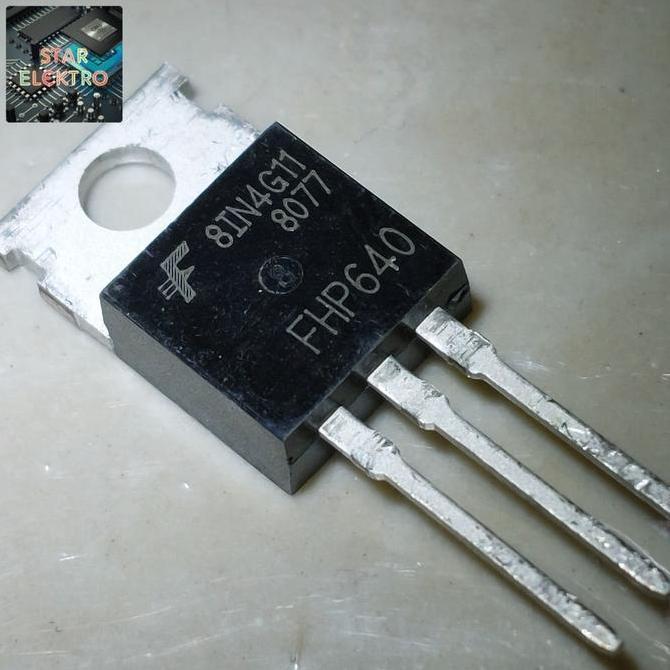 FHP640 TO-220 FHP 640 18A 200V TRANSISTOR FEIHONLTD FET MOSFET INVERTER FHP640-TU KOMPONEN FH P640 S