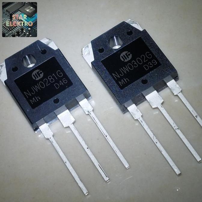 NJW0281G NJW0302G TO-3P JILN SINO TRANSISTOR FINAL NJW0281 NJW0302 NJW 0281 0281G 0302 0302G KOMPONE