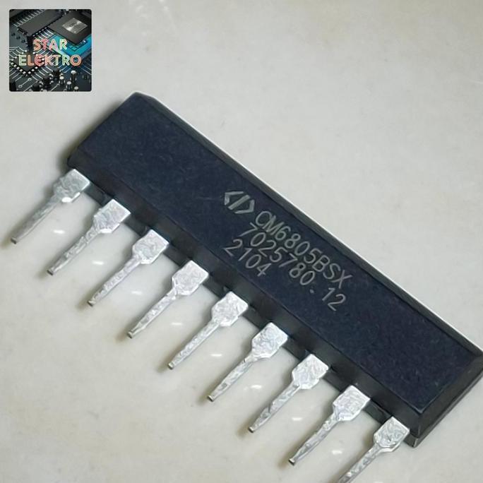CM6805BSX SIP-9 CM6805 IC SISIR CM 6805 BSX 6805BSX CMOS 8-BIT MICRO CONTROLLER CHAMPIO KOMPONEN SE2
