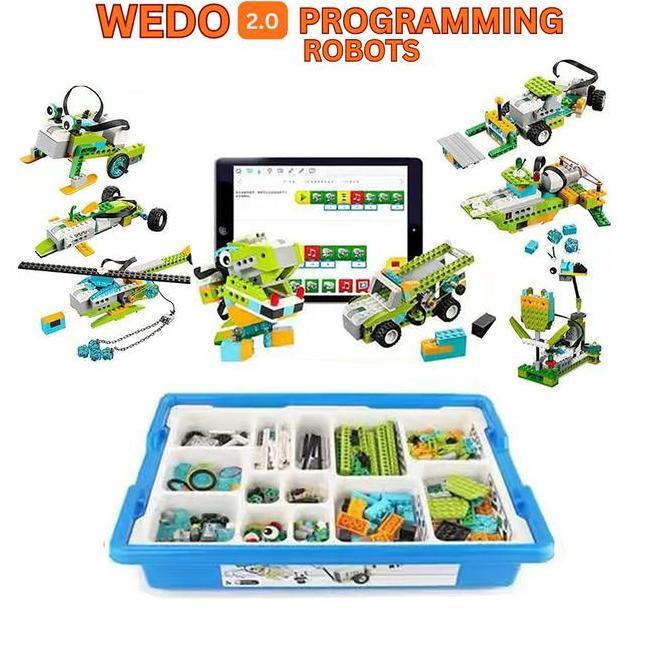 Brinquedo - Wedo Coding Robot Brick Block Mainan Edukasi Anak Pc Tablet Kompatibel Stem Programming 