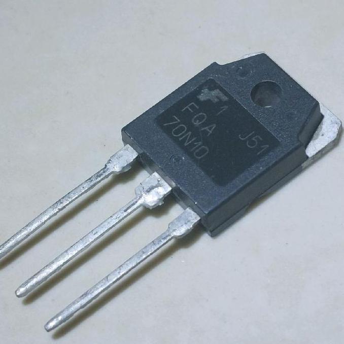 FQA70N10 TO-3P 70N10 FQA MOSFET N-CHANNEL 70A 100V PERSAMAAN SSH70N10A TRANSISTOR FET KOMPONEN SE27