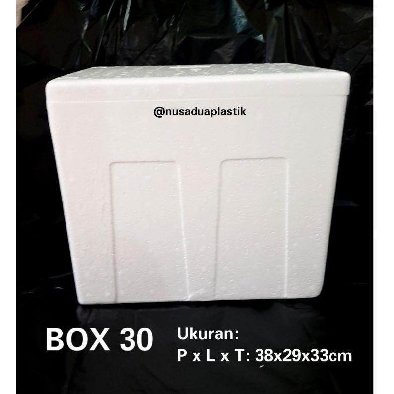 Box Es Gabus Styrofoam Kecil Sedang Ukuran 30 Khusus Grab