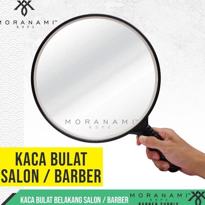 KACA BULAT BELAKANG KACA SALON KACA BARBER CERMIN SALON BARBER BULAT KACA MURAH