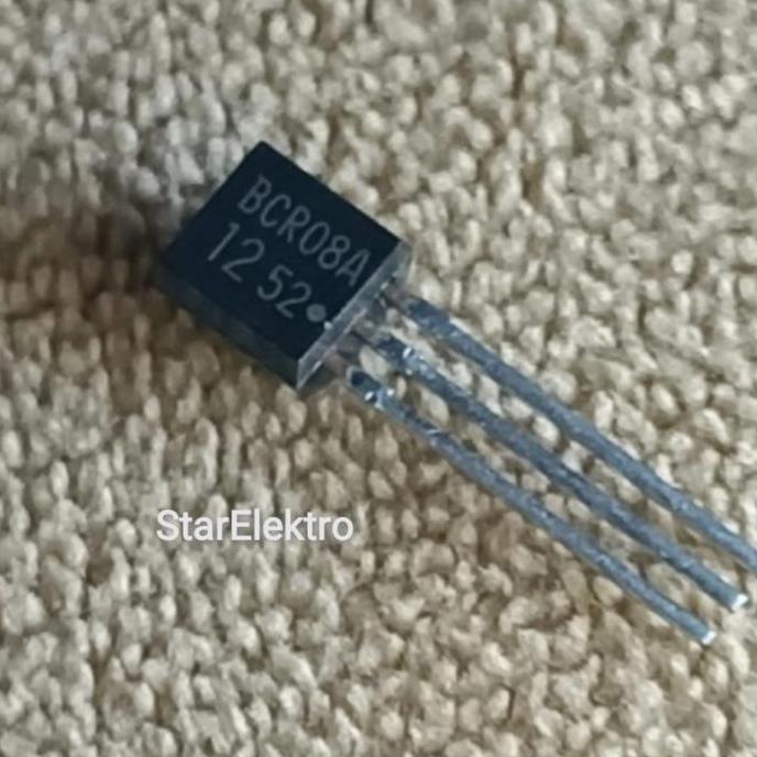 BCR08A BCR08A-12 TRIAC MESIN CUCI 0,8A 600V SENS GATE BCR08AM-12 SE27