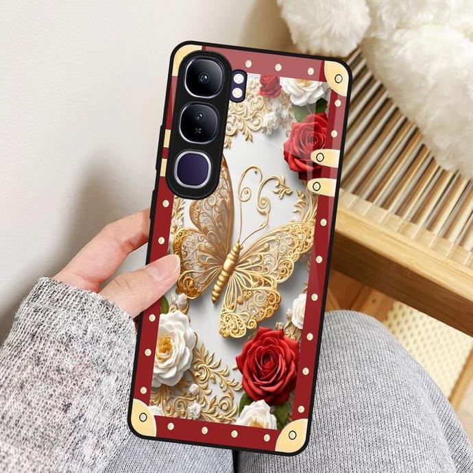 [AR11] Case Vivo V40 Lite V40 ( Tipe Lain Chat Admin ) Softcase Glass Kaca V40 Lite Casing V40 Lite 