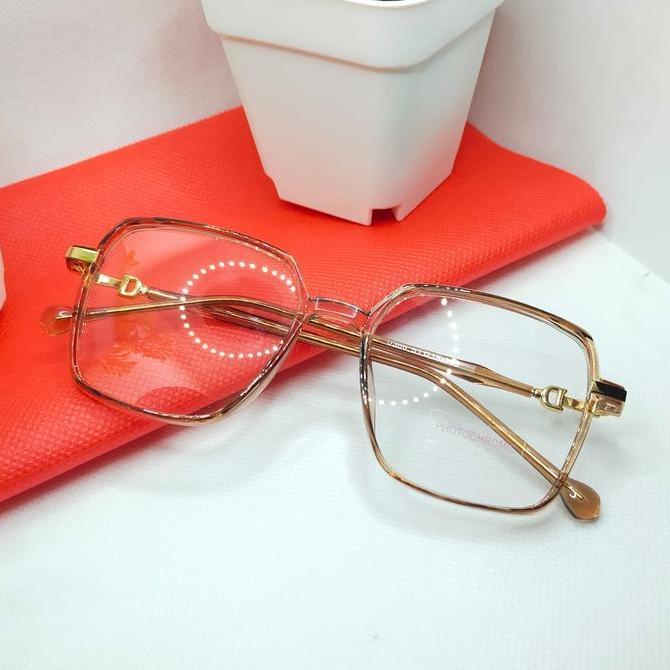 FREEM KACAMATA PHOTOCROMIK TERBARU KODE 0366 FREE BOK DAN LAP Frame Eyewear Lensa