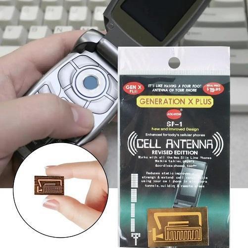 Stiker Penguat Jaringan Booster Sinyal Antena Smartphone Handphone SP1