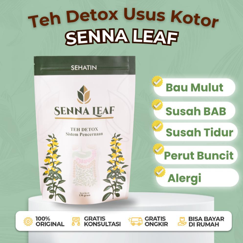 Senna Leaf Herbal Tea Original Teh Detoks Usus