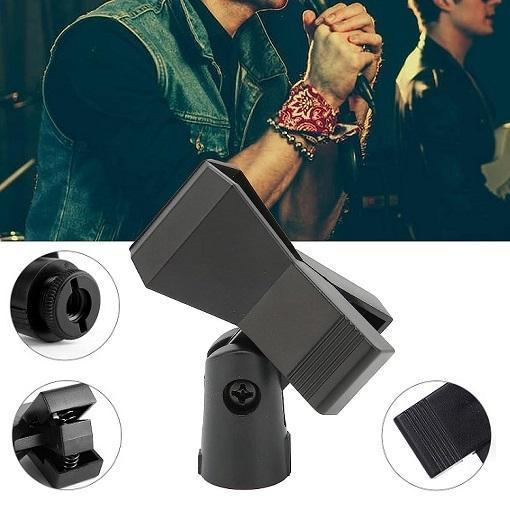 Kepala Jepit Mic / Capit Microphone Holder Clamp Bracket Pegangan Mik Jepitan Mikrofon Sambungan Gag