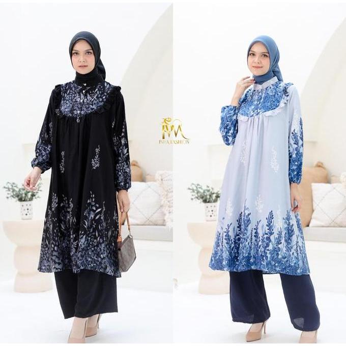 Setelan tunik wanita kekinian // SABRINA SET TUNIK