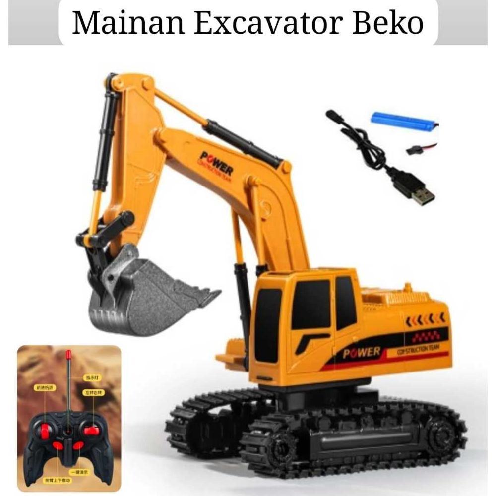 Hot Product Mainan Excavator Remot Control / Mainan Beko Remot Kontrol / Mainan Rc Beko Remote Contr