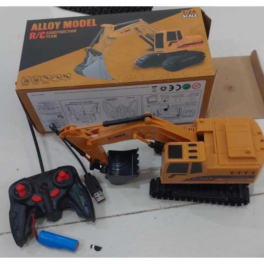 CUCI GUDANG Mainan Excavator Remot control / Mainan Beko remot kontrol / Mainan RC Beko Remote contr