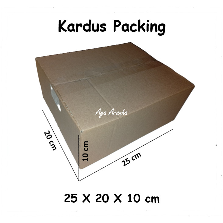 Kardus ukuran 25x20x10