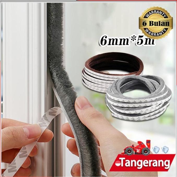 DITSY Bulu Penutup Celah Pintu Penutup Celah Lubang Bawah Pintu Mohair Moher