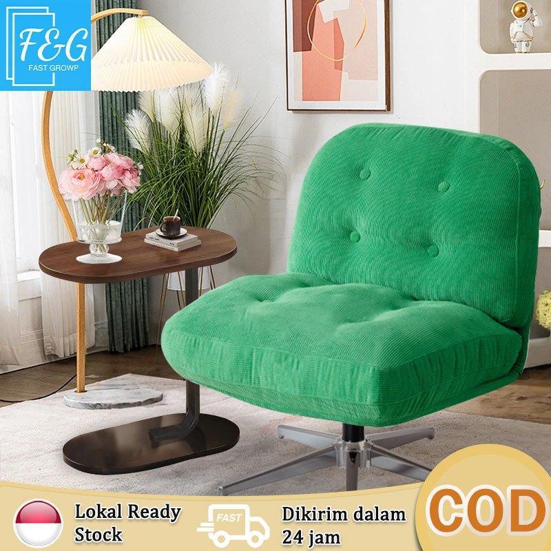[Set 2 Potong] Kursi Sofa Meja Kopi/Kursi Santai Berputar Kursi Sofa Malas Sofa Tunggal Tersedia Rua