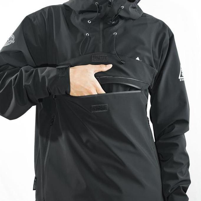 // JAKET MOTOR GUNUNG ALPHA BOGABOO GORETEX 3 LAYER WATERPROOF WINDPROOF GORE-TEX SHELL PREMIUM WIND