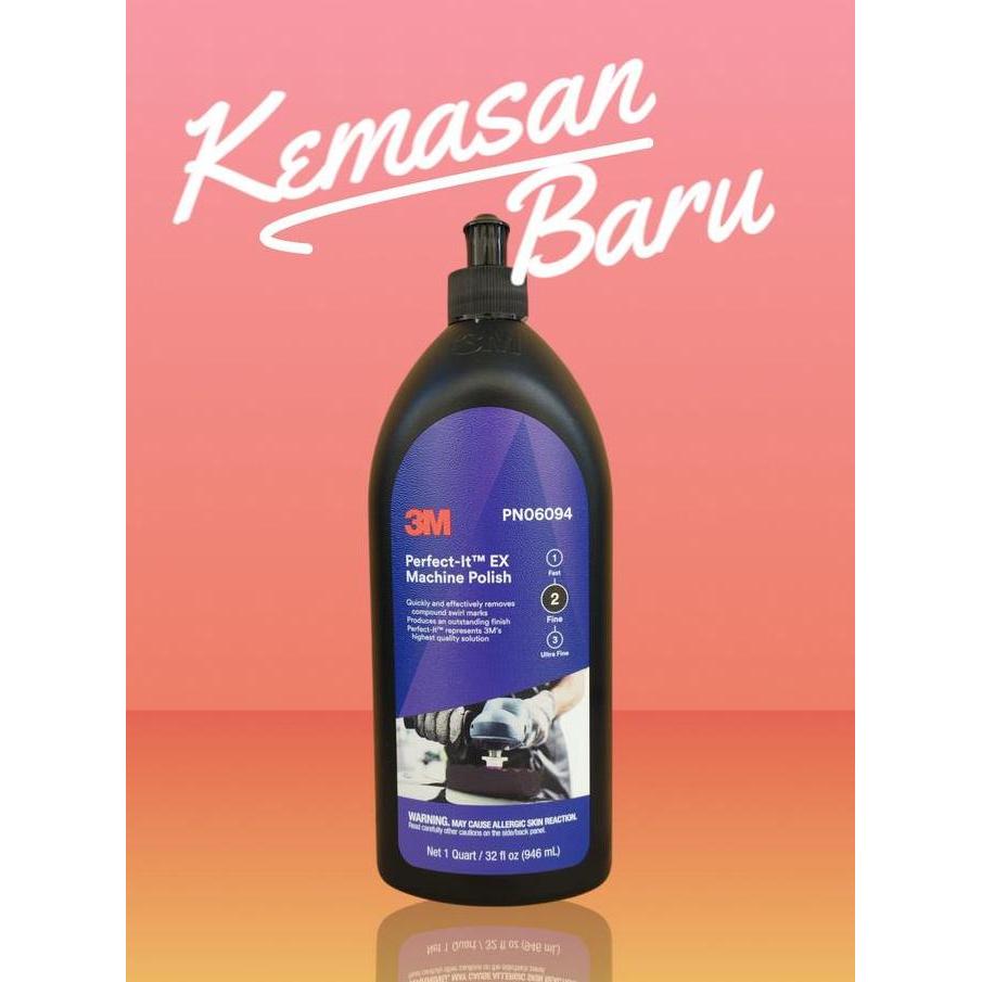 Termurah 3M 6094 Perfect It Ex Machine Polish Obat Poles Mobil Step 2 Penghilang Swirlmark Atau Sara