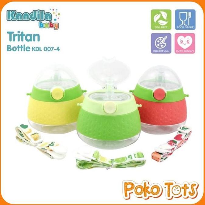 Kandila Baby Tritan Straw Bottle 280ml KDL007-4 Botol Minum Sedotan Bayi Dengan Pemberat