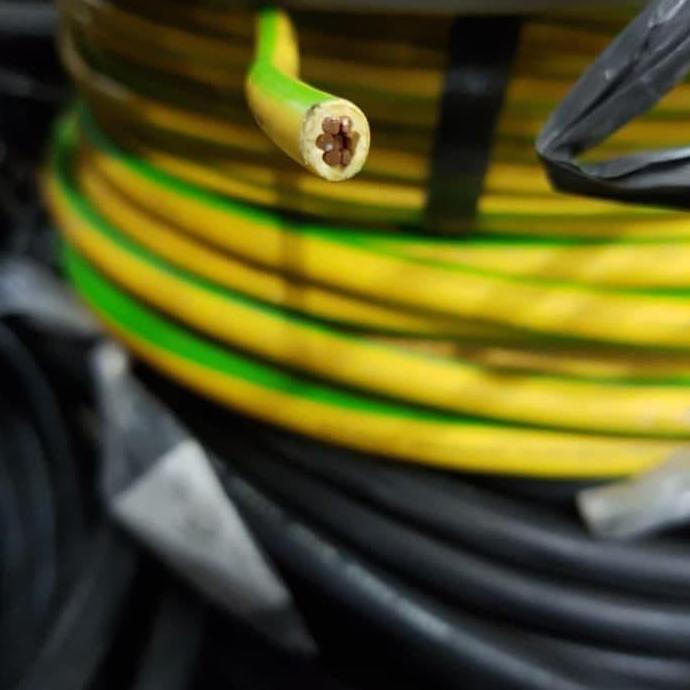 Hnds- Kabel Grounding 16Mm Kuning Hijau/Kabel Penangkal Petir Grounding 16Mm