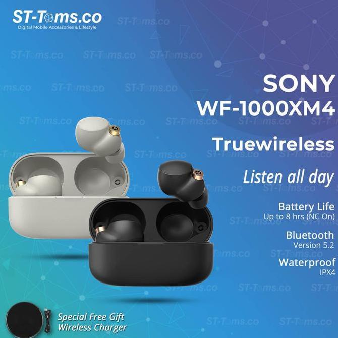 Sony WF 1000XM4 WF1000XM4 WF-1000XM4 Noise Cancelling Bluetooth Earbud