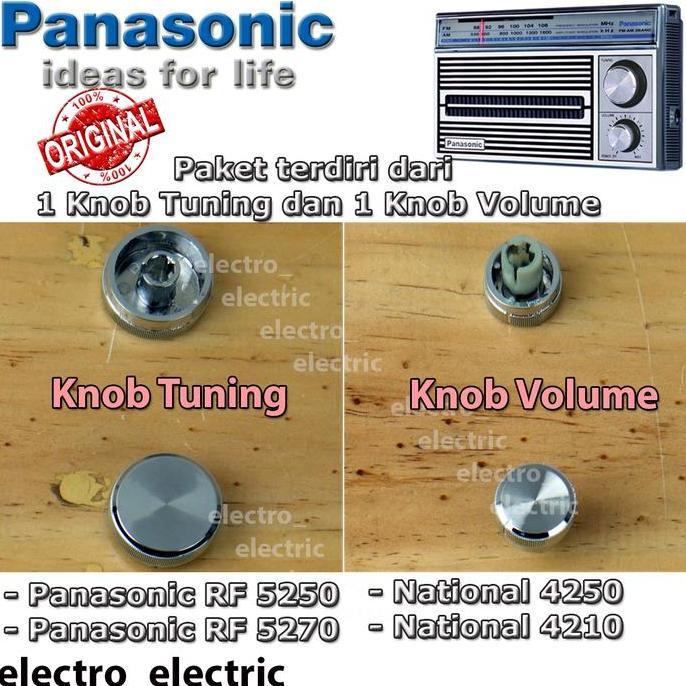 Knob Radio Panasonic National 5250 5270 4250 4210 Original 1 paket