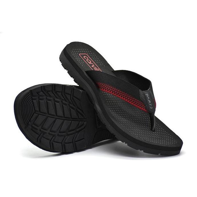 Carvil Sandal Flat Jepit Pria TEVEZ-M  .
